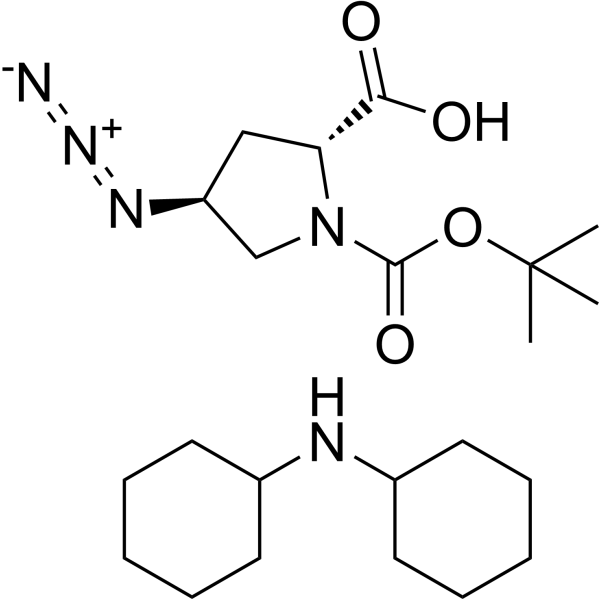 (2R,4S)-Boc-D-Pro(4-N3)-OH (DCHA)